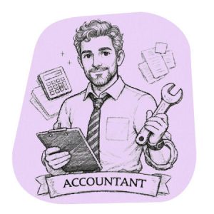 Accountant illustration